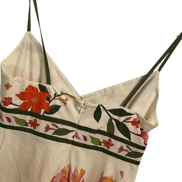 J. Crew Rousseau Floral Dress by Adrienne Watkins Cotton Size 0 - Picture 6 of 8